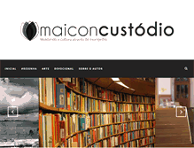 Tablet Screenshot of maiconcustodio.com.br